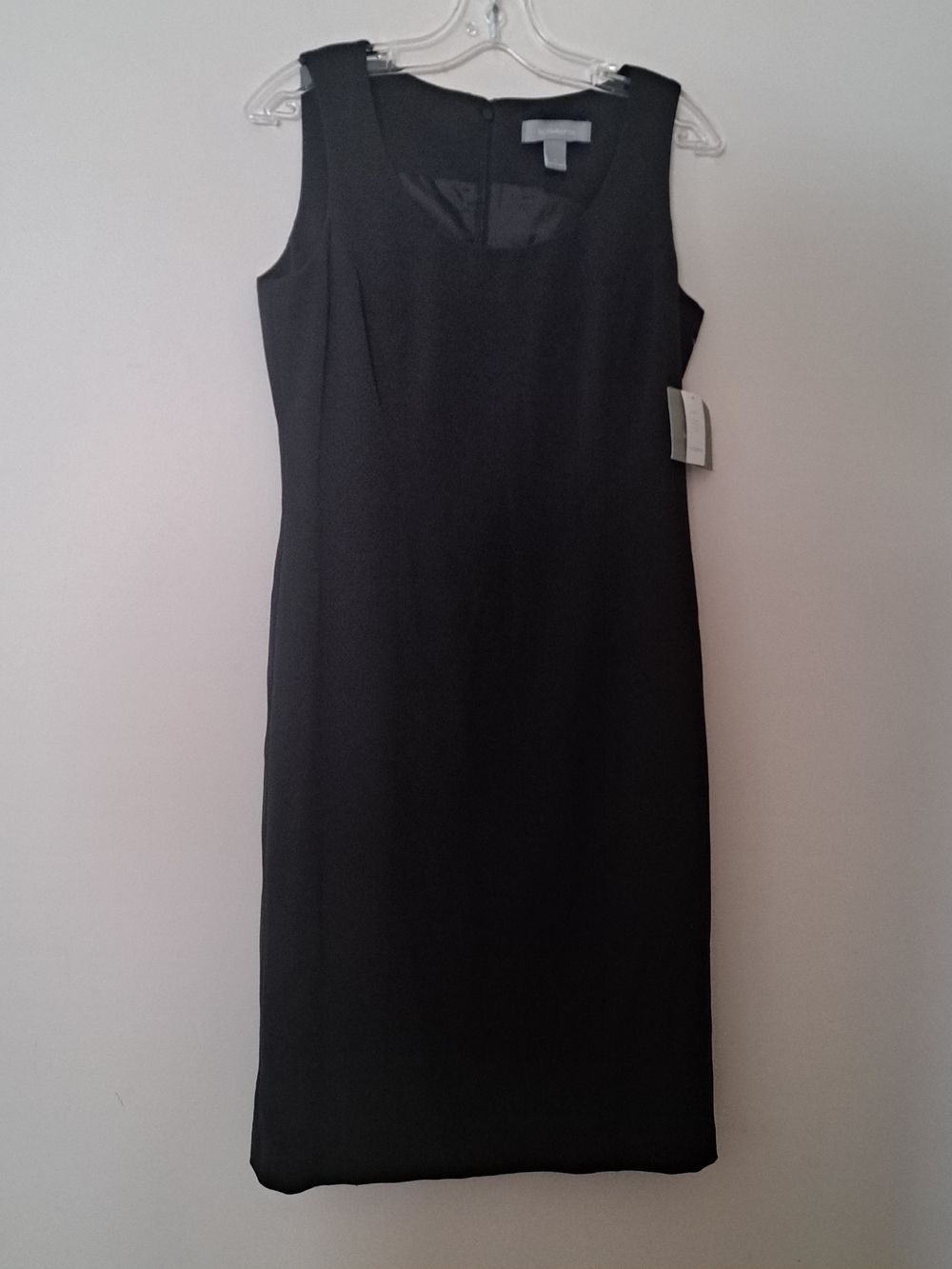Liz Claiborne Black Sleeveless Midi Sheath Dress - Classic Workwear